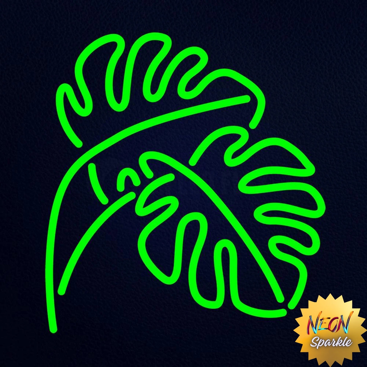 Monstera Leaf Neon Light Sign - LED Wall Decor by Neon Sparkle
