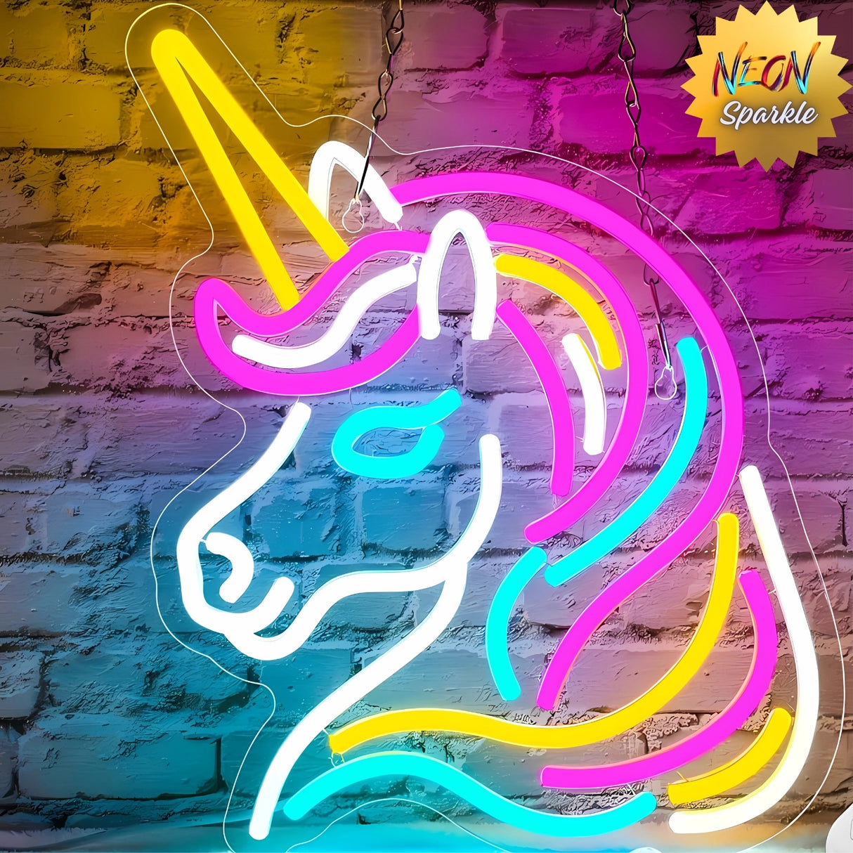 Unicorn Neon Light Sign - Magical LED Wall Decor by Neon Sparkle