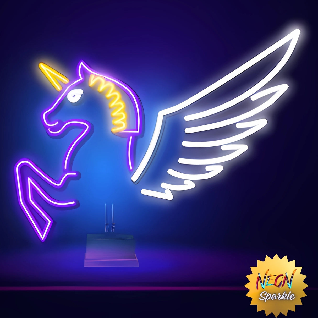 Unicorn Neon Sign - Cute LED Wall Light for Kids Room by Neon Sparkle