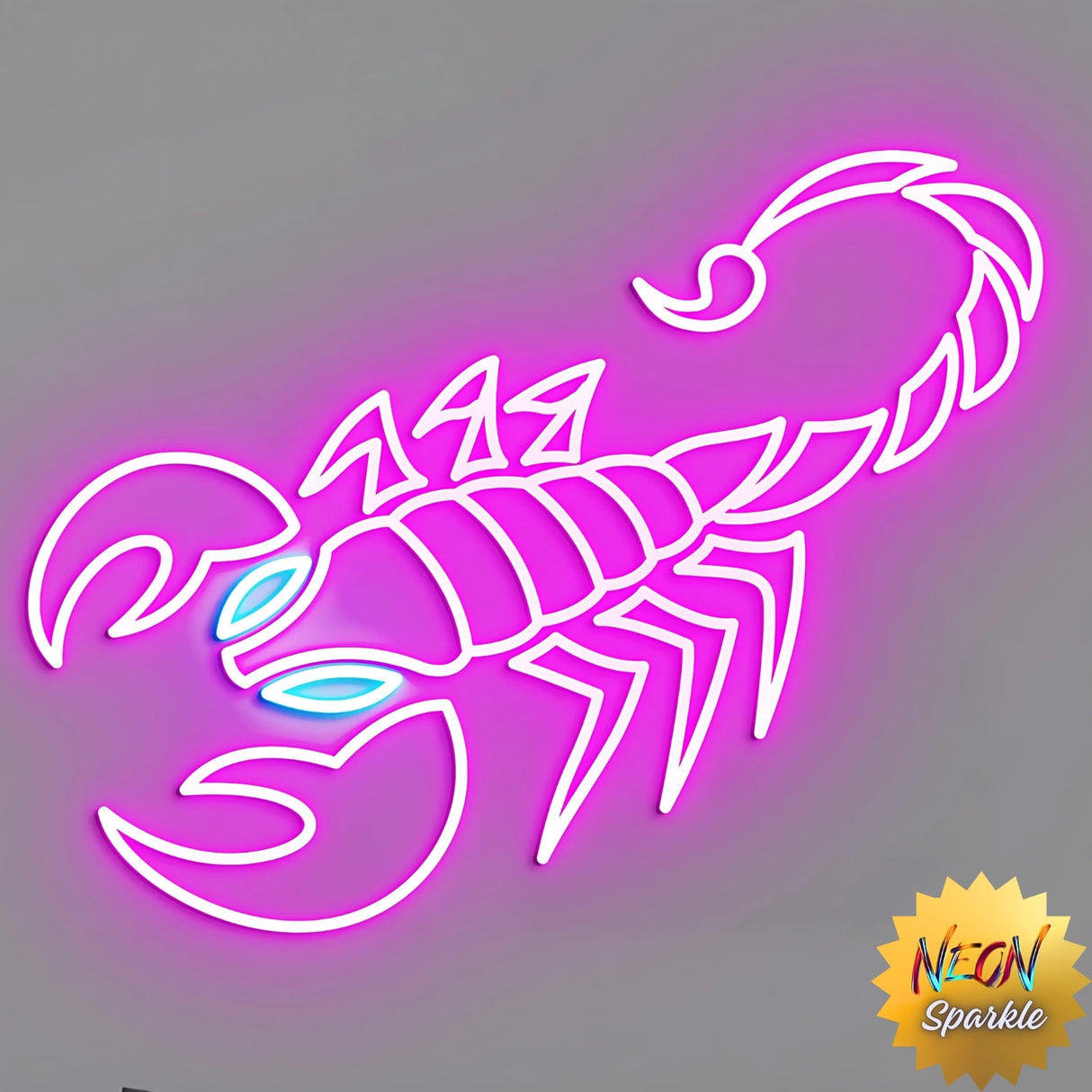 Scorpio Neon Sign - Zodiac LED Wall Light by Neon Sparkle