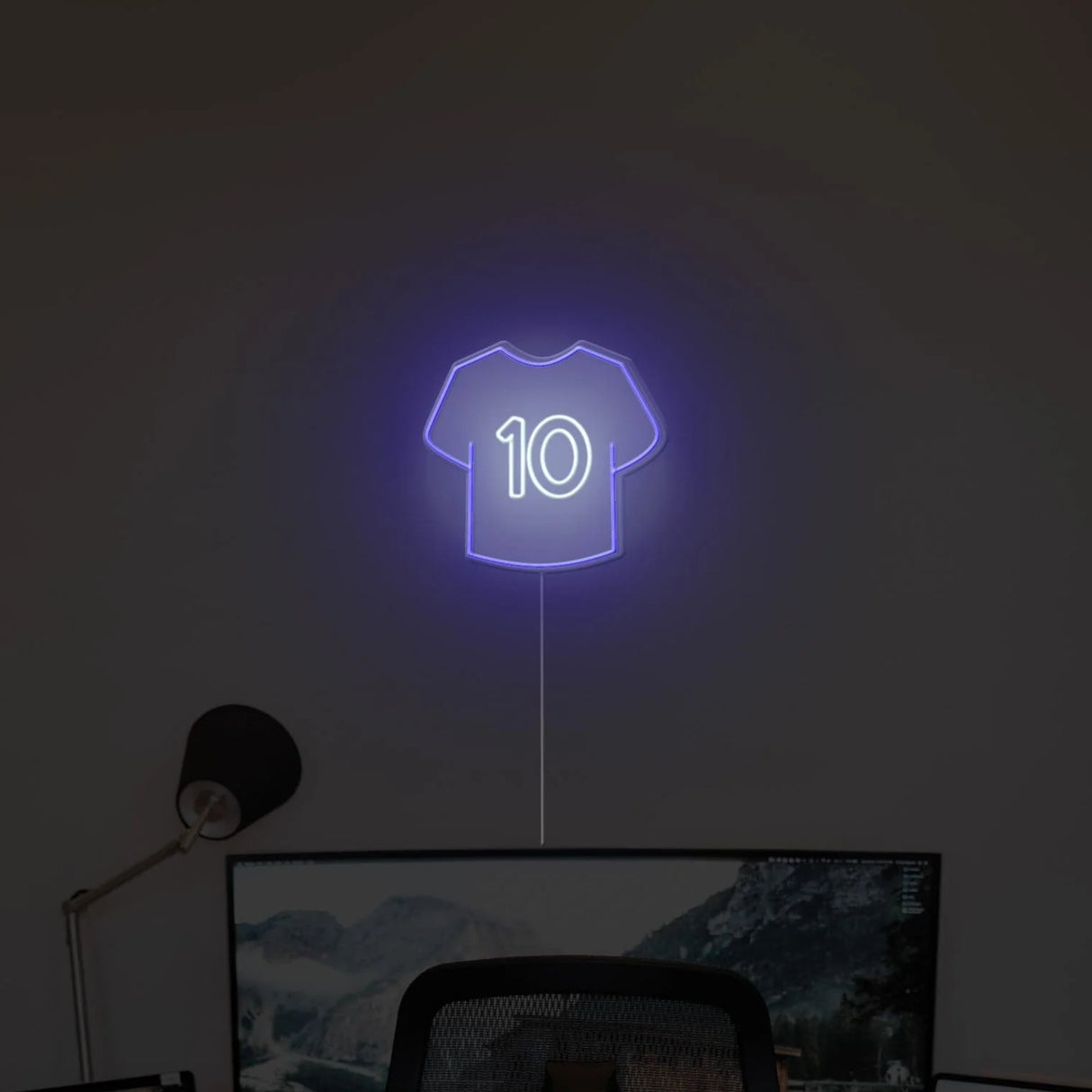 Jersey No.10 Neon Sign