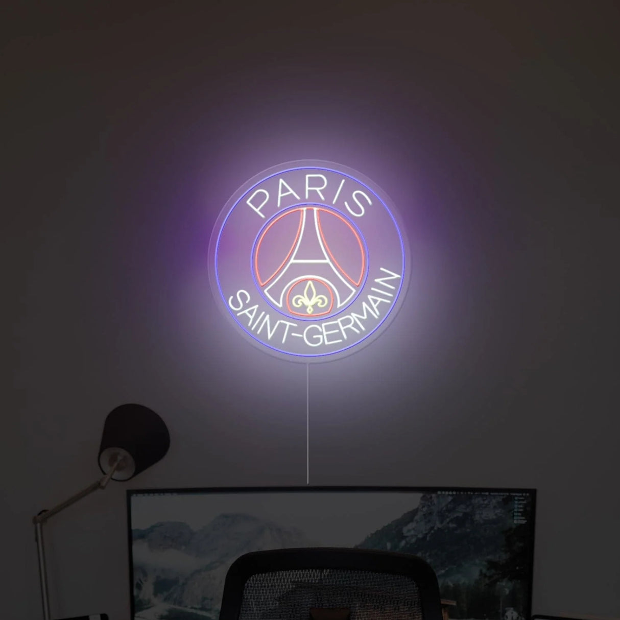 Paris Saint Germain Neon Sign