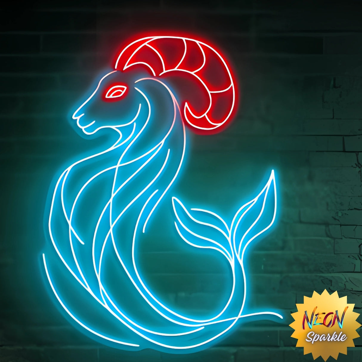 Aries Neon Sign - Bold Zodiac LED Wall Light by Neon Sparkle