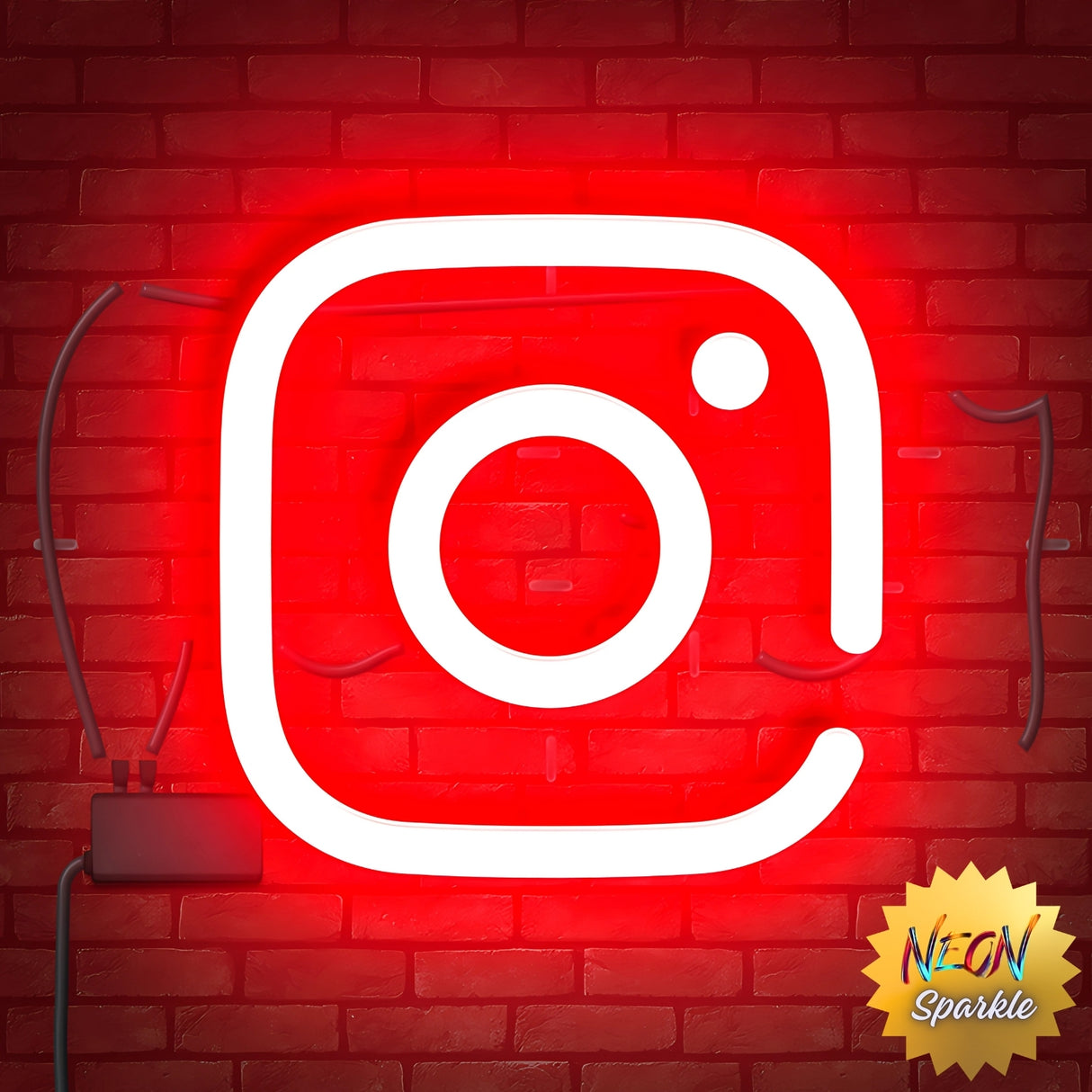 Instagram Neon Sign - LED Social Media Wall Light by Neon Sparkle