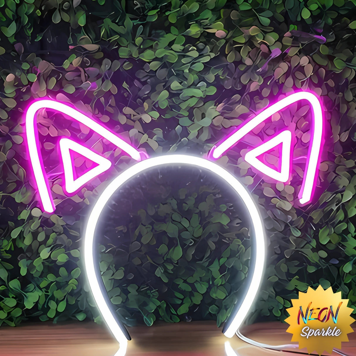 Devil LED Headband Neon Sign - Fun Red Light for Parties & Decor