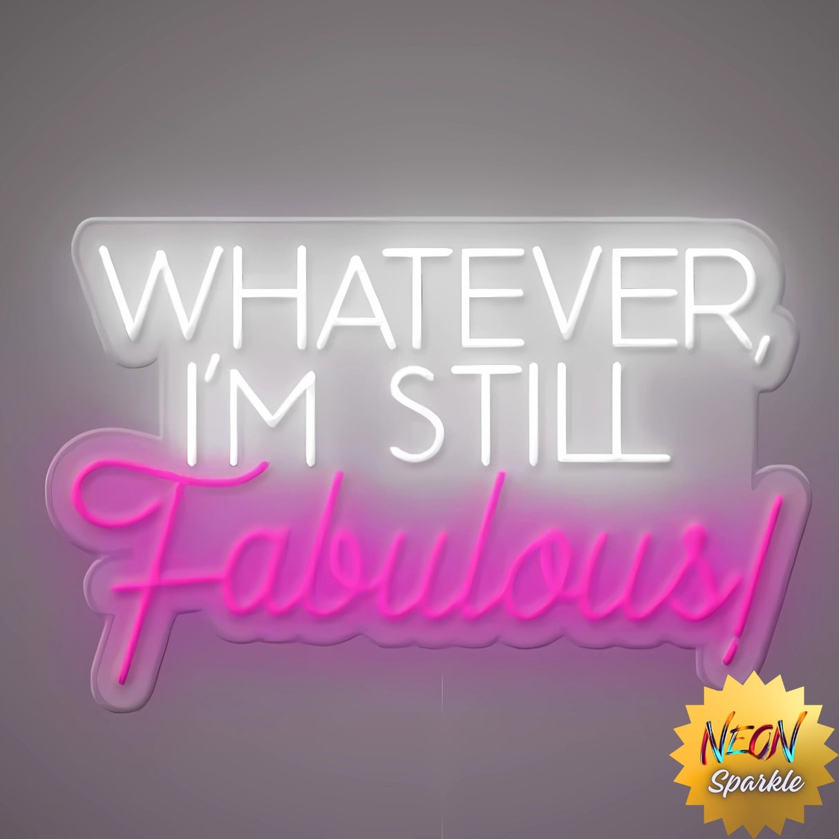 Fabulous Neon Sign - LED Wall Light for Glam Room Decor by Neon Sparkle