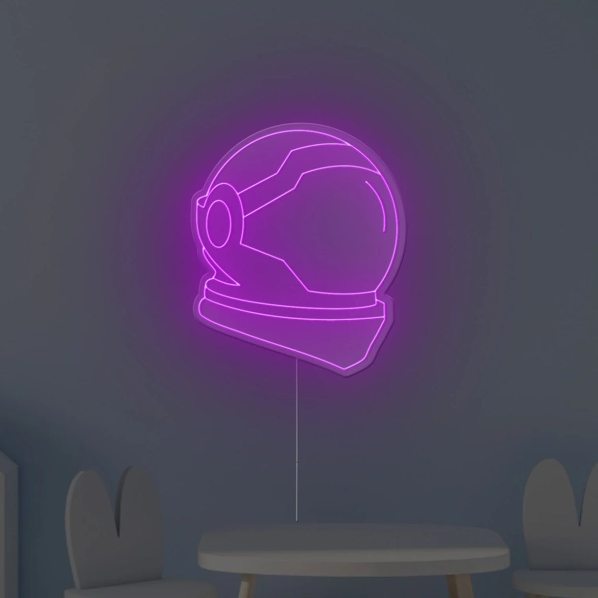 Space Helmet Neon Sign