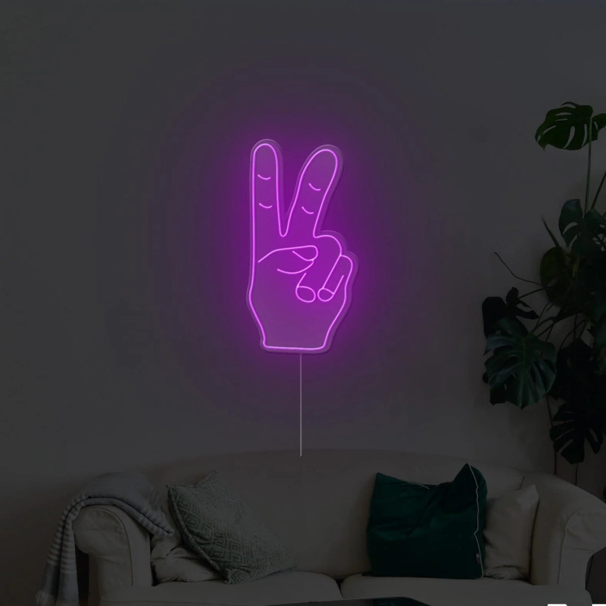 Peace Neon Sign