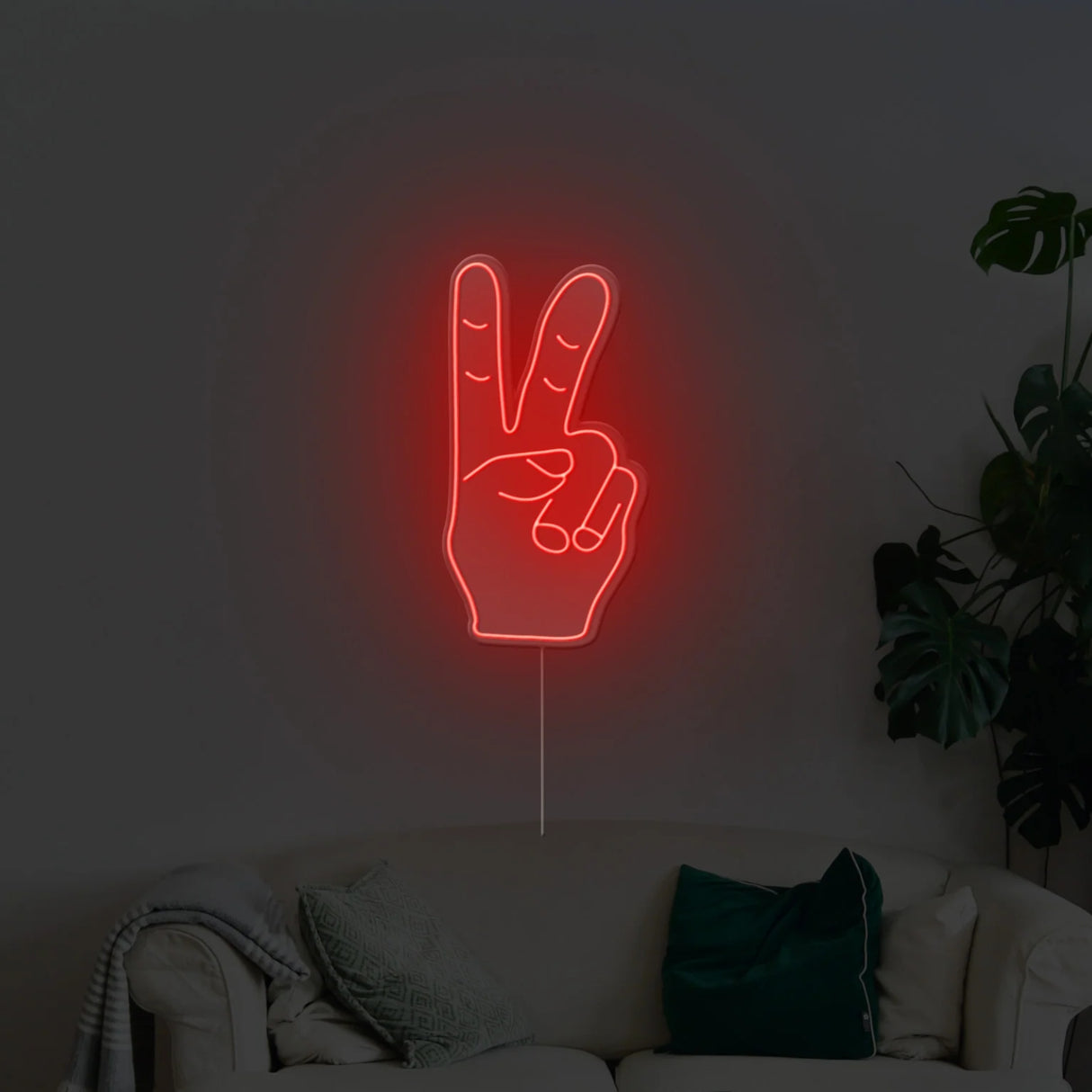 Peace Neon Sign