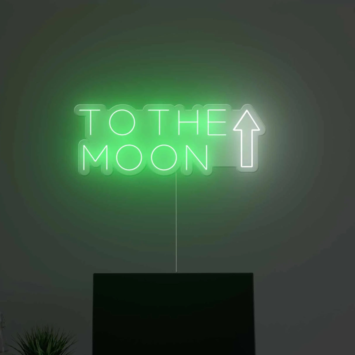 To The Moon Neon Sign