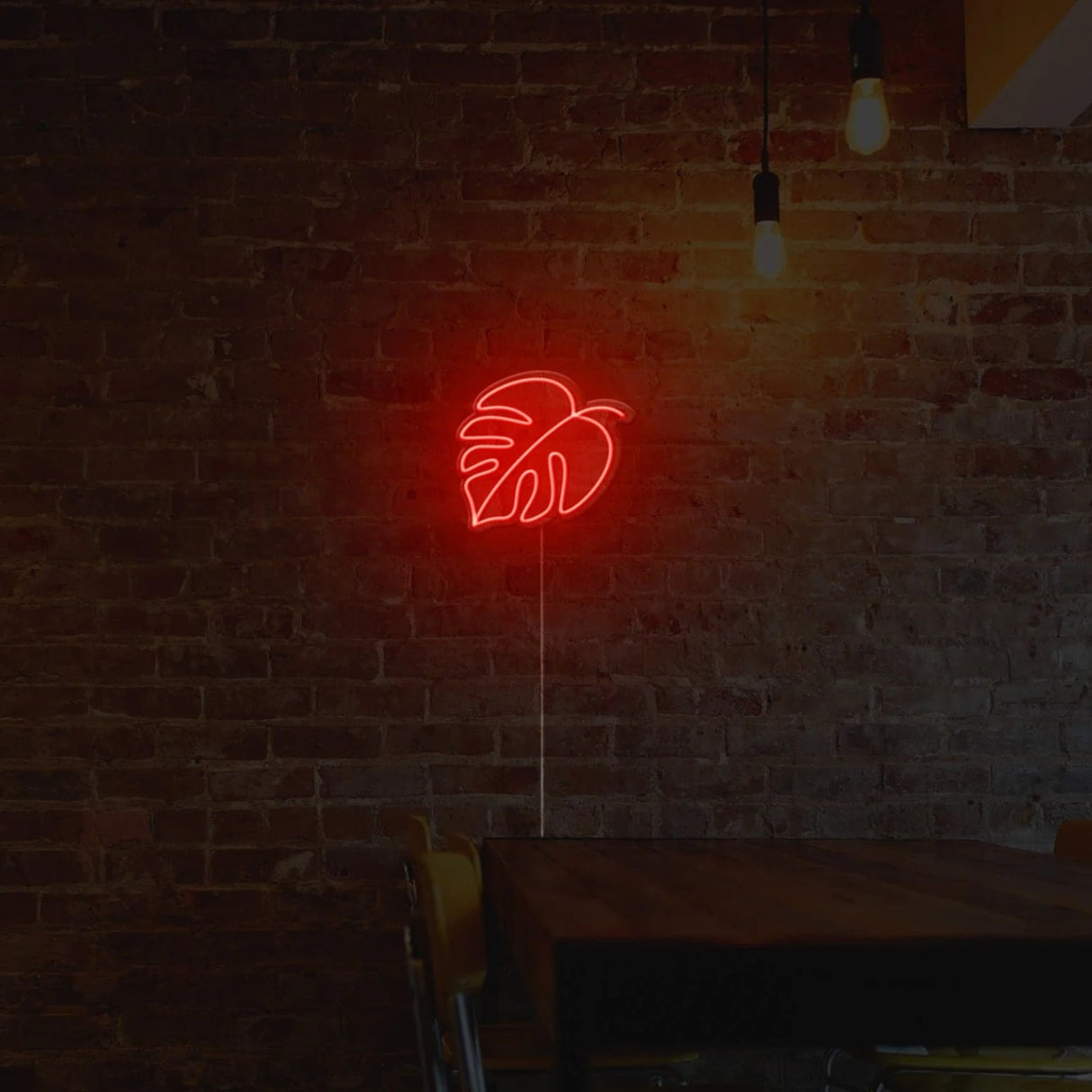 Monstera Leaf Neon Sign