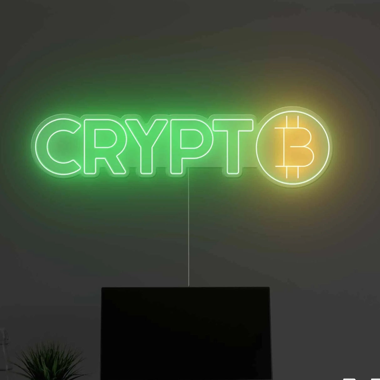 Crypto Neon Sign