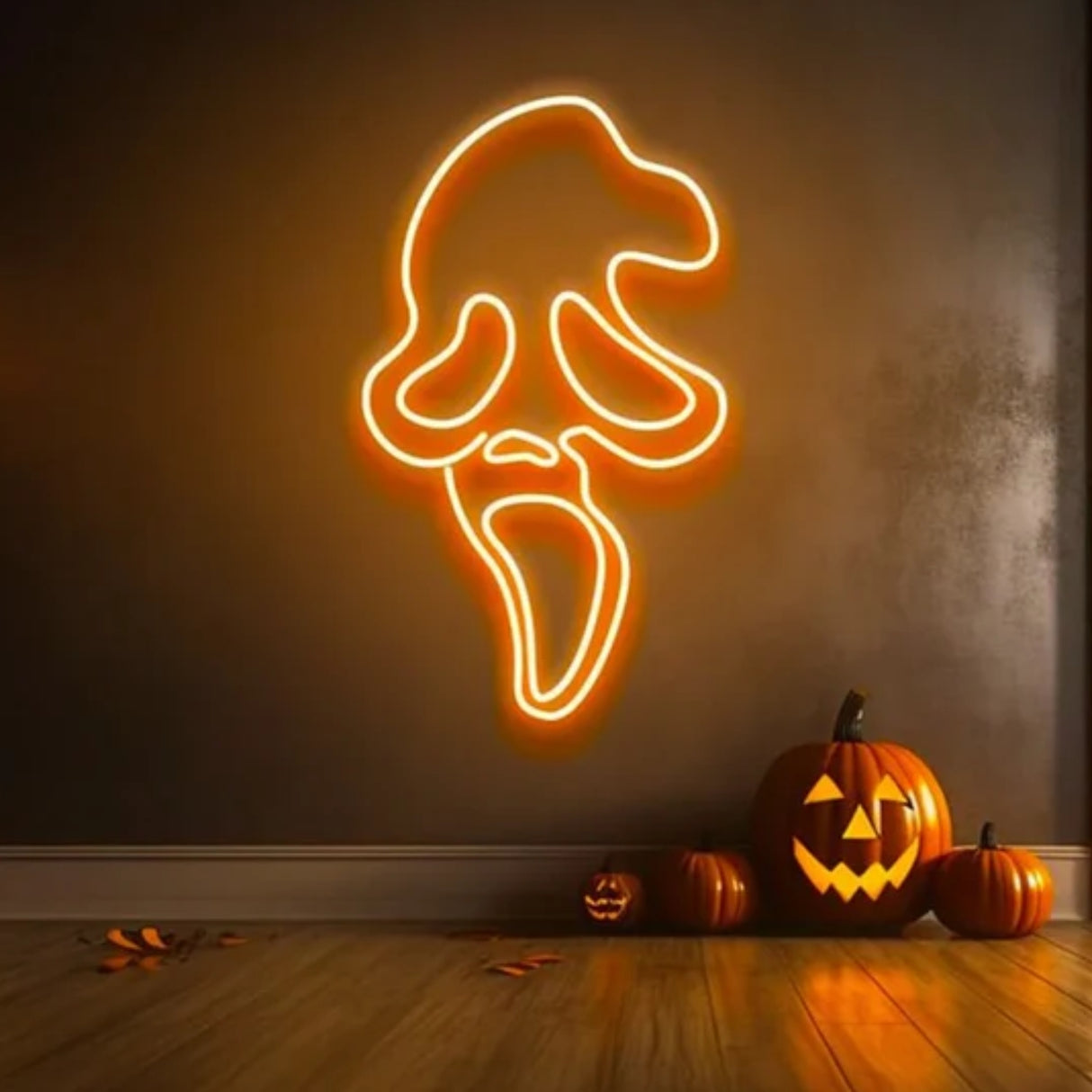 Skull Horror Neon Sign - Scary Neon Lights