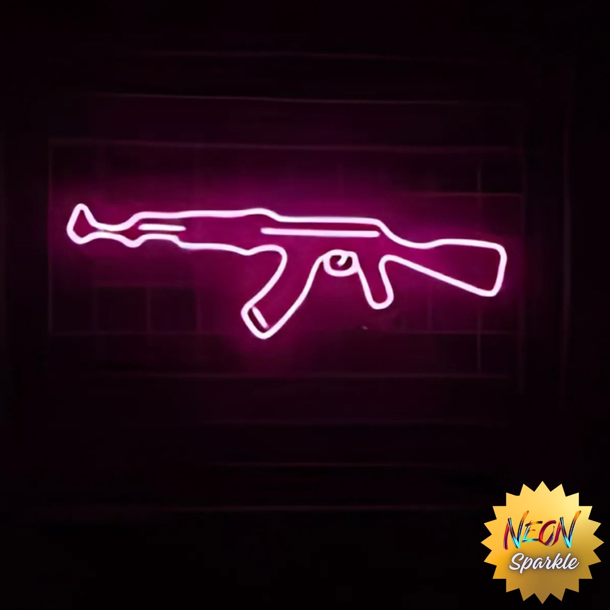 AKM Neon Sign by Neon Sparkle – LED Light for Gaming Room Decor