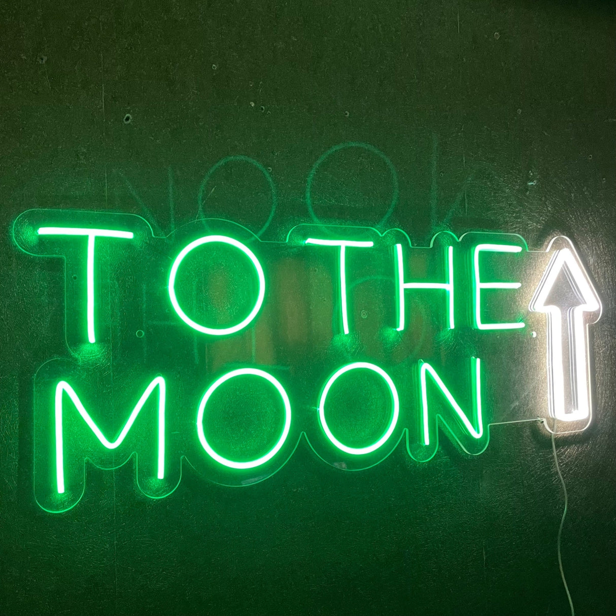 To The Moon Neon Sign