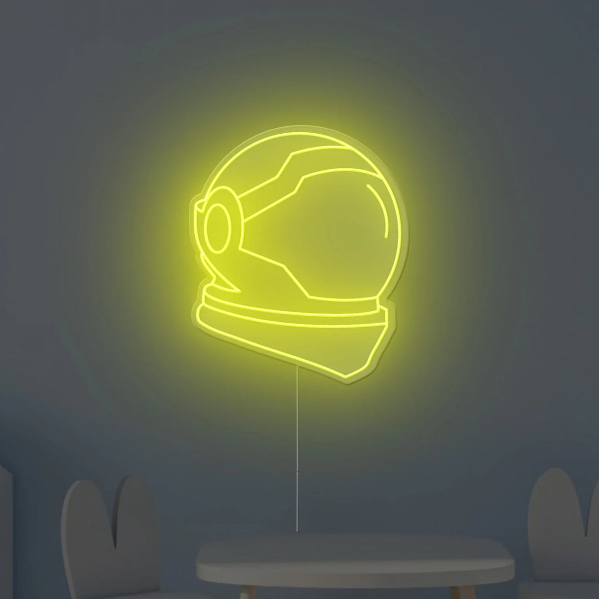 Space Helmet Neon Sign