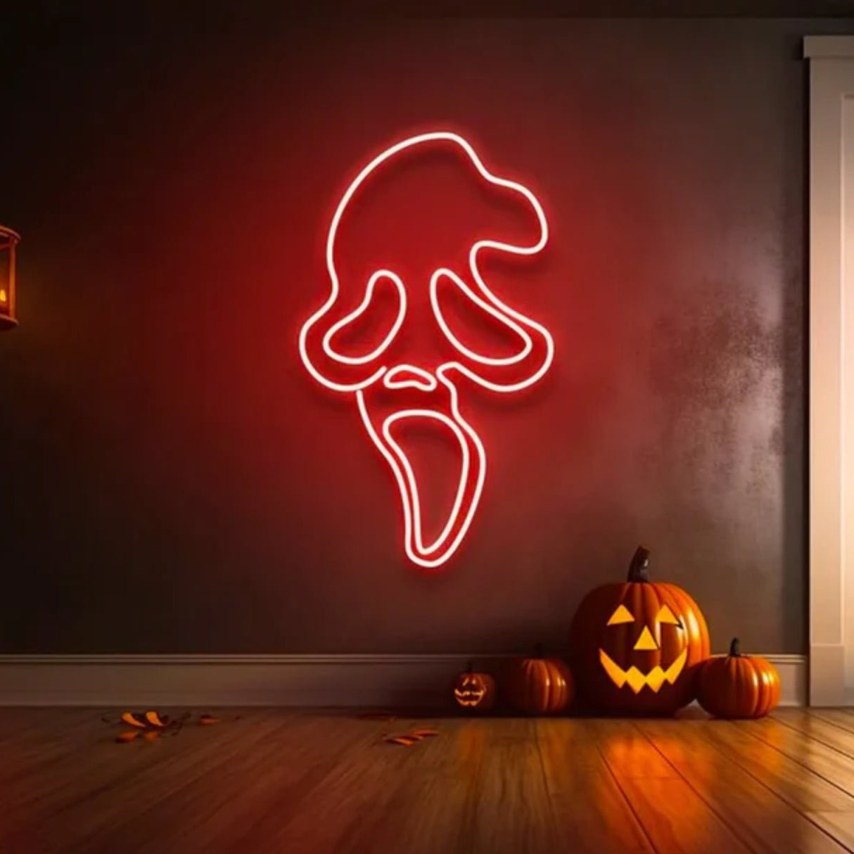 Skull Horror Neon Sign - Scary Neon Lights