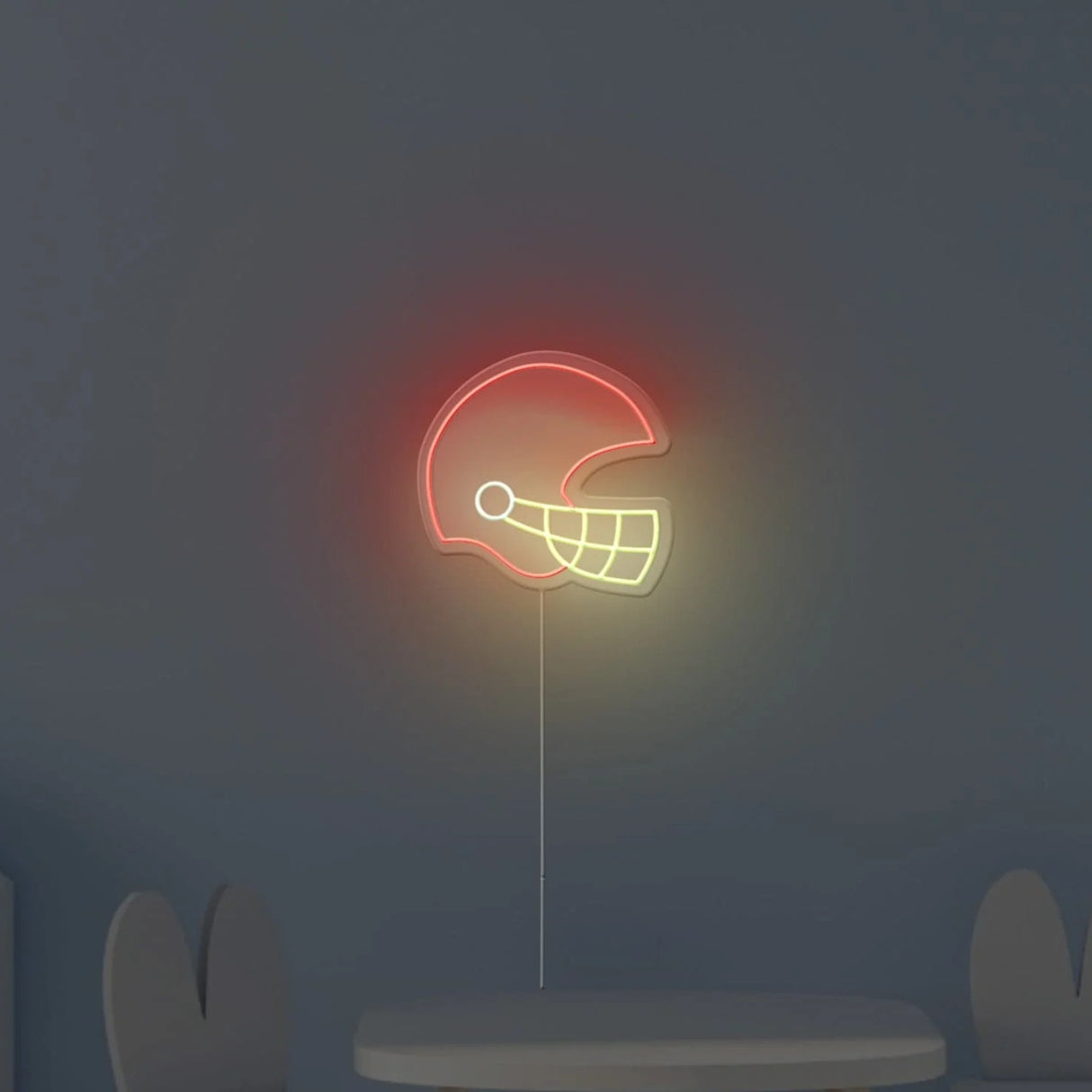 Helmet Neon Sign