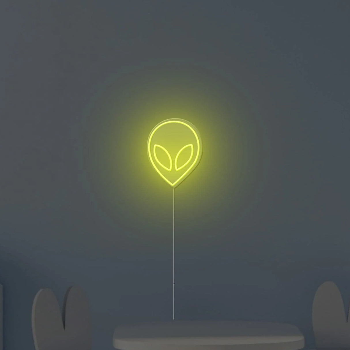 Alien Face Neon Sign