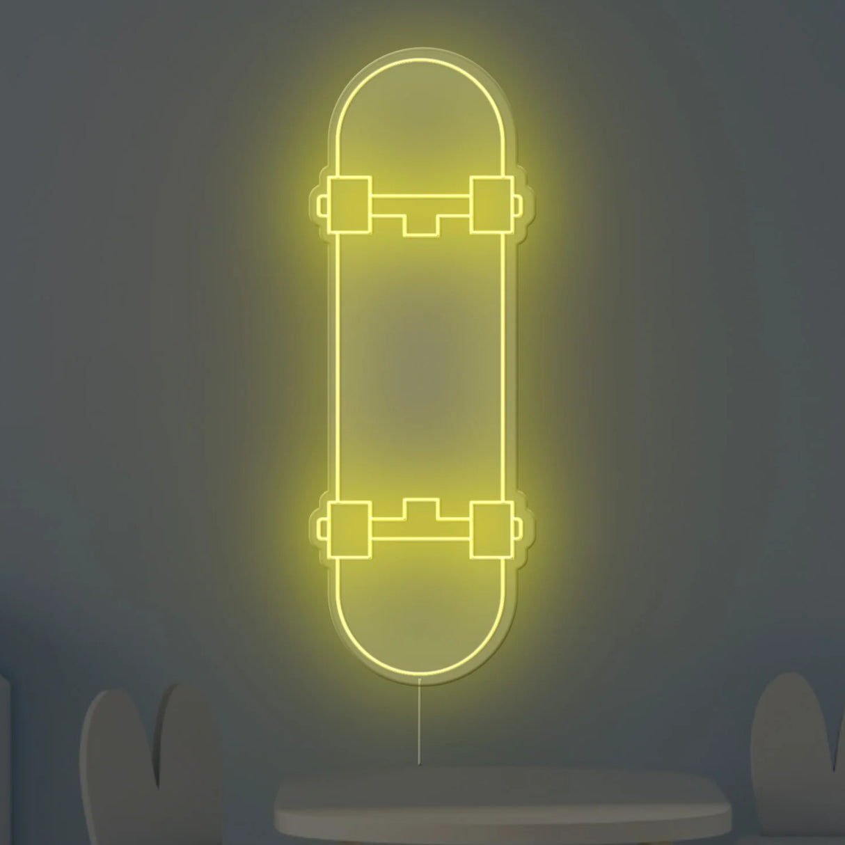 Skate Board Neon Sign