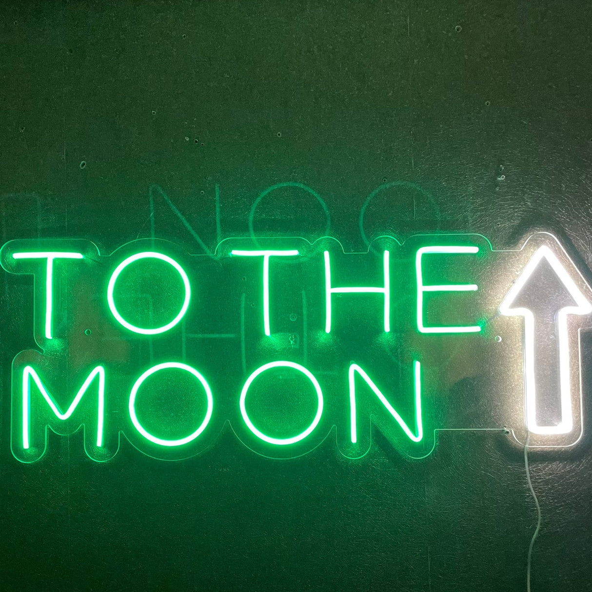 To The Moon Neon Sign