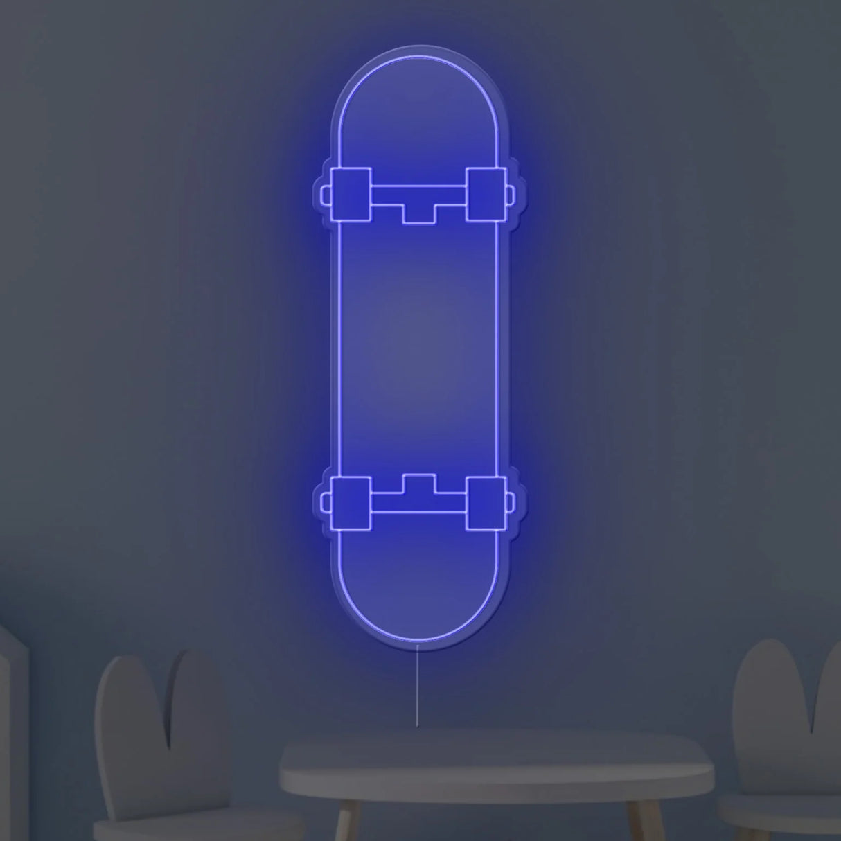 Skate Board Neon Sign