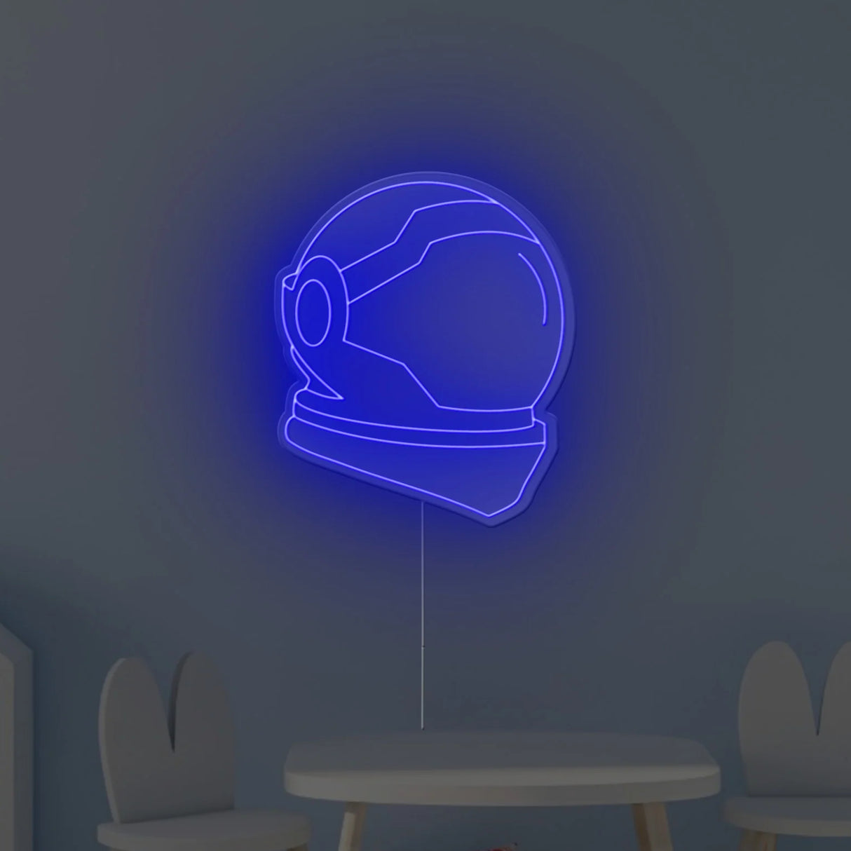 Space Helmet Neon Sign