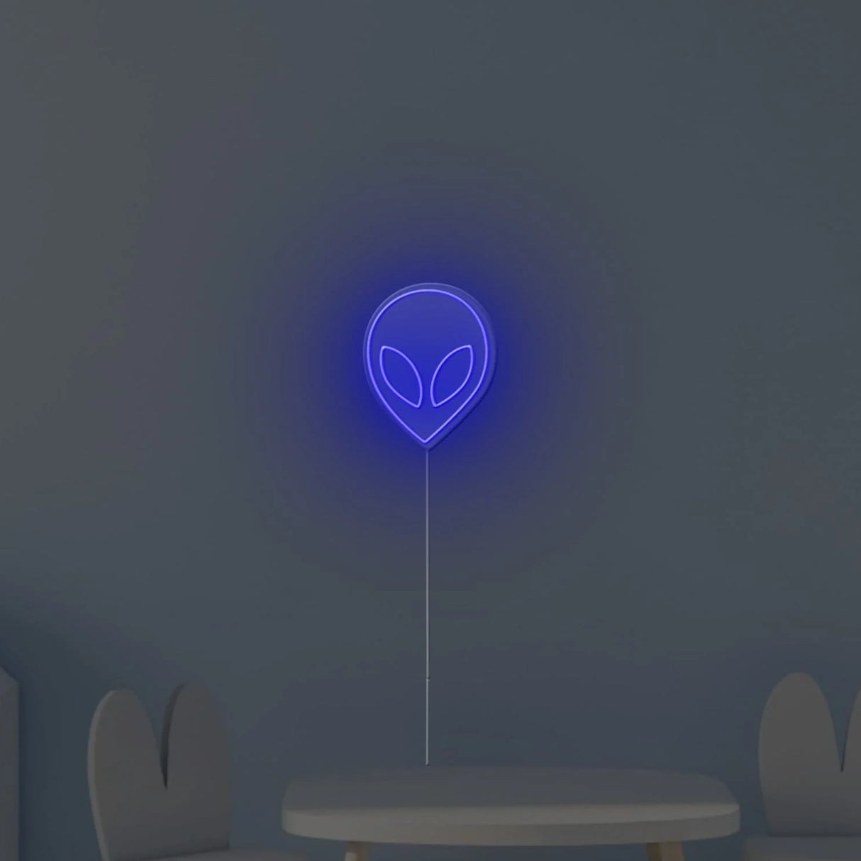 Alien Face Neon Sign