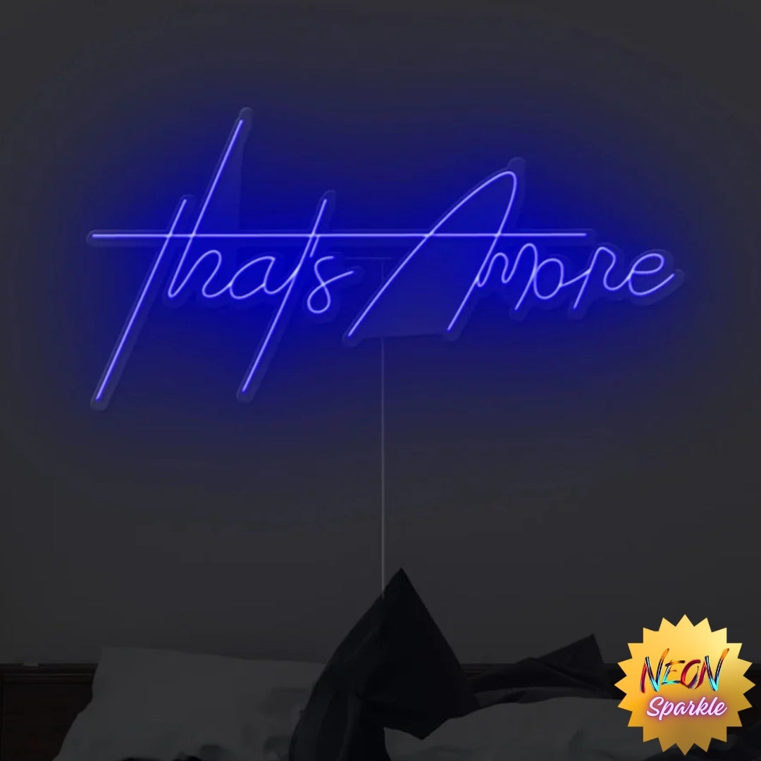That's Amore Neon Sign - Charming LED Decor by Neon Sparkle