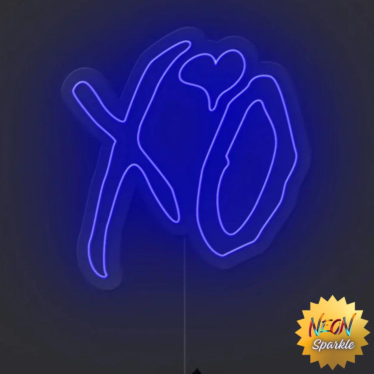 XO Neon Sign – Romantic LED Wall Light Decor by Neon Sparkle