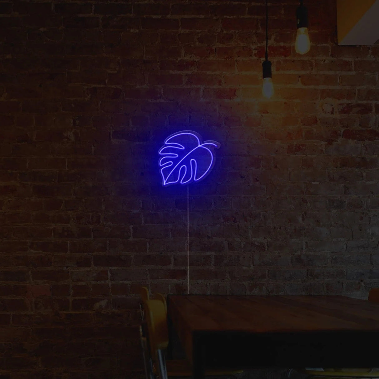 Monstera Leaf Neon Sign