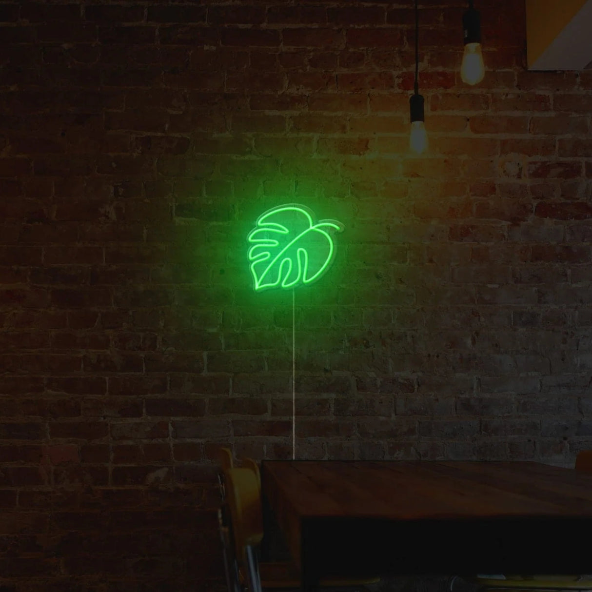 Monstera Leaf Neon Sign