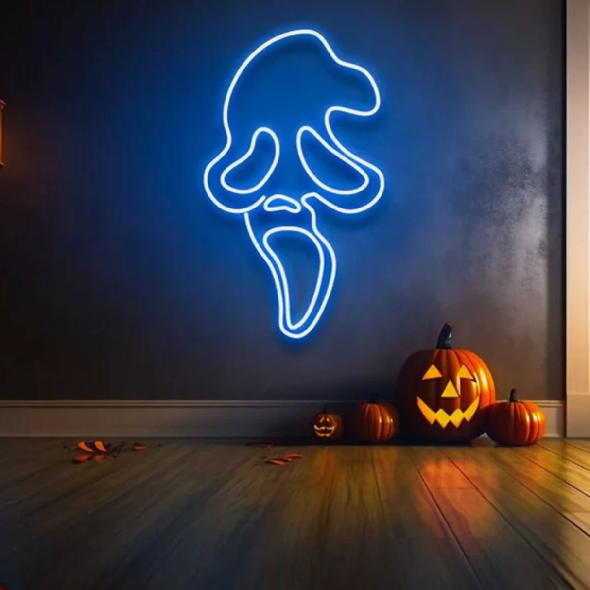Skull Horror Neon Sign - Scary Neon Lights