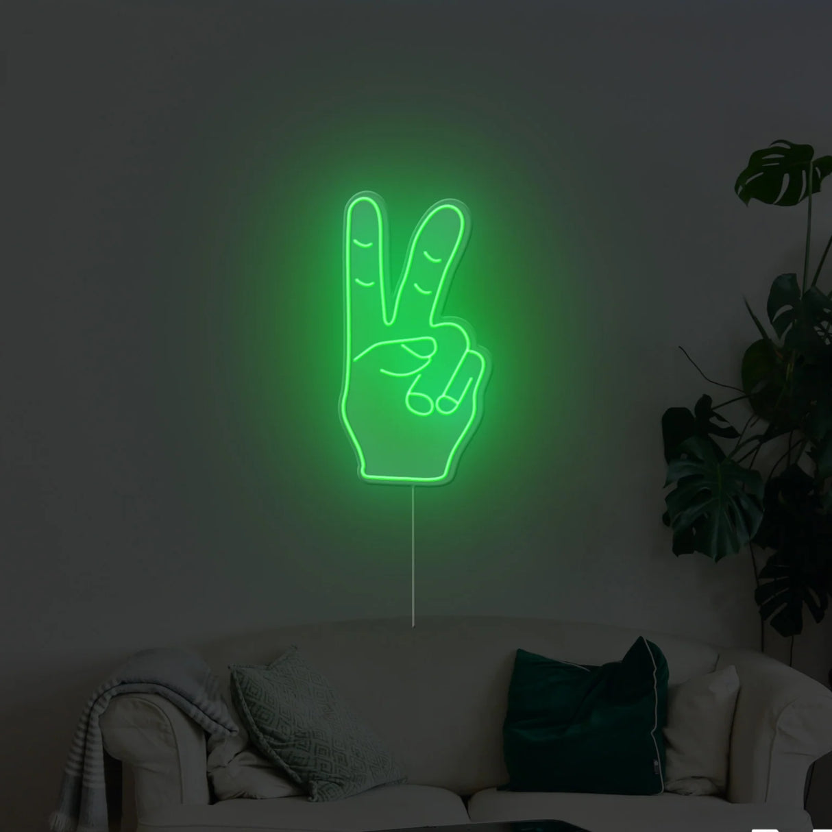 Peace Neon Sign