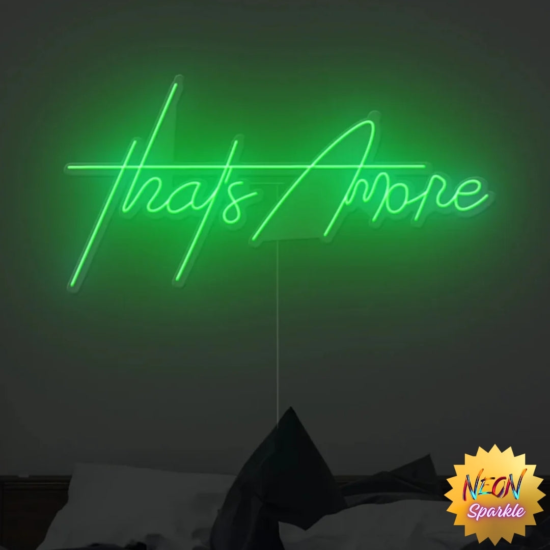That's Amore Neon Sign - Charming LED Decor by Neon Sparkle