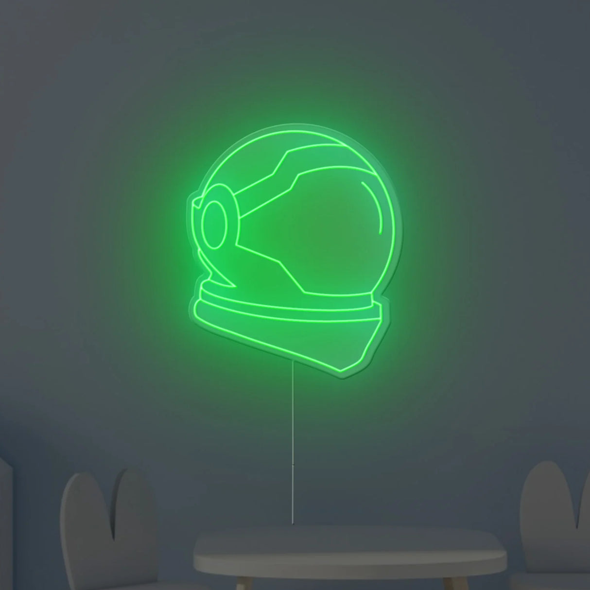 Space Helmet Neon Sign