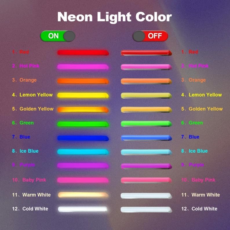 Neon Signs, Personalized Name LED Sign for Garge Decor, Customizable Neon Signs