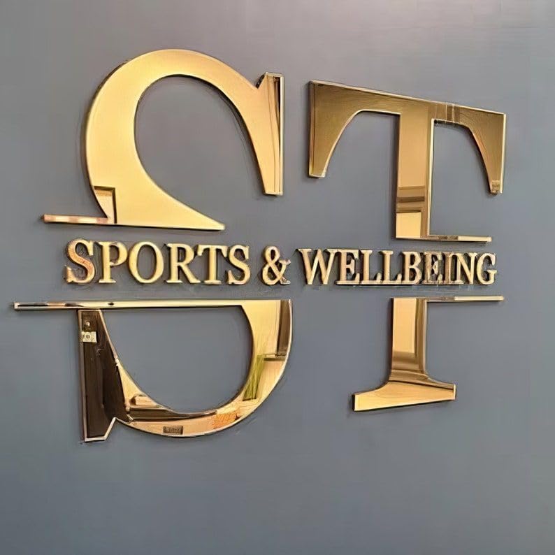 Custom Business Sign, Professional 3D Laser Cut Acrylic Business Logo Sign for Wall