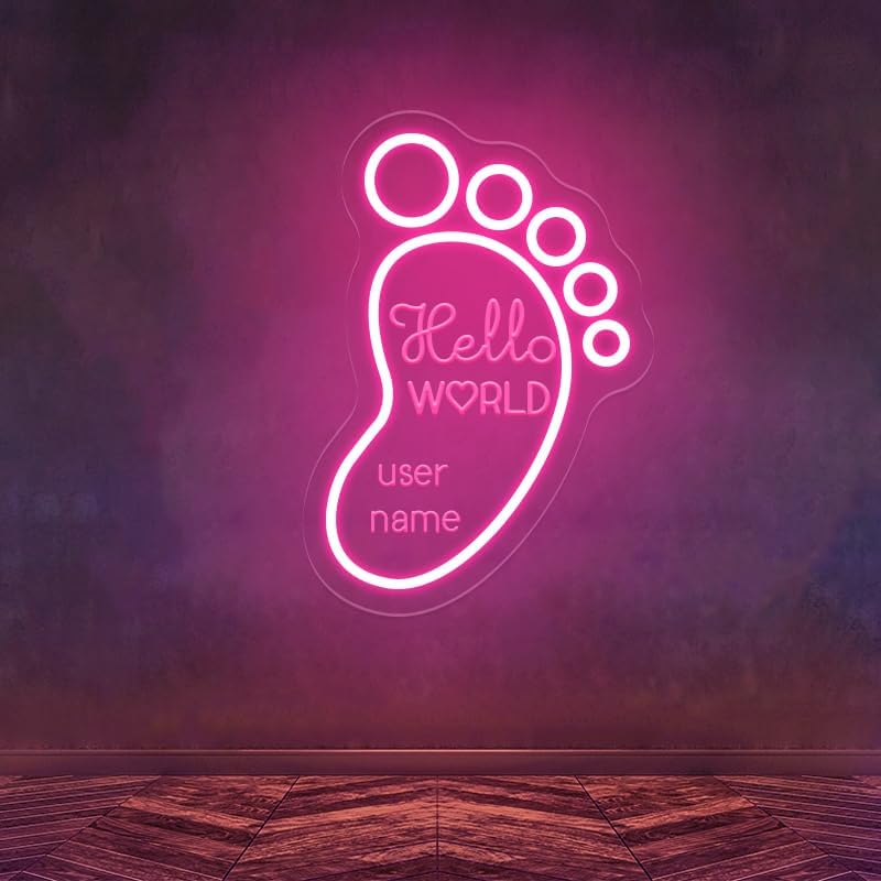 Personalized Nursery Wall Decor - Newborn Gift for Mom, Gender Reveal & Kids Room Decoration