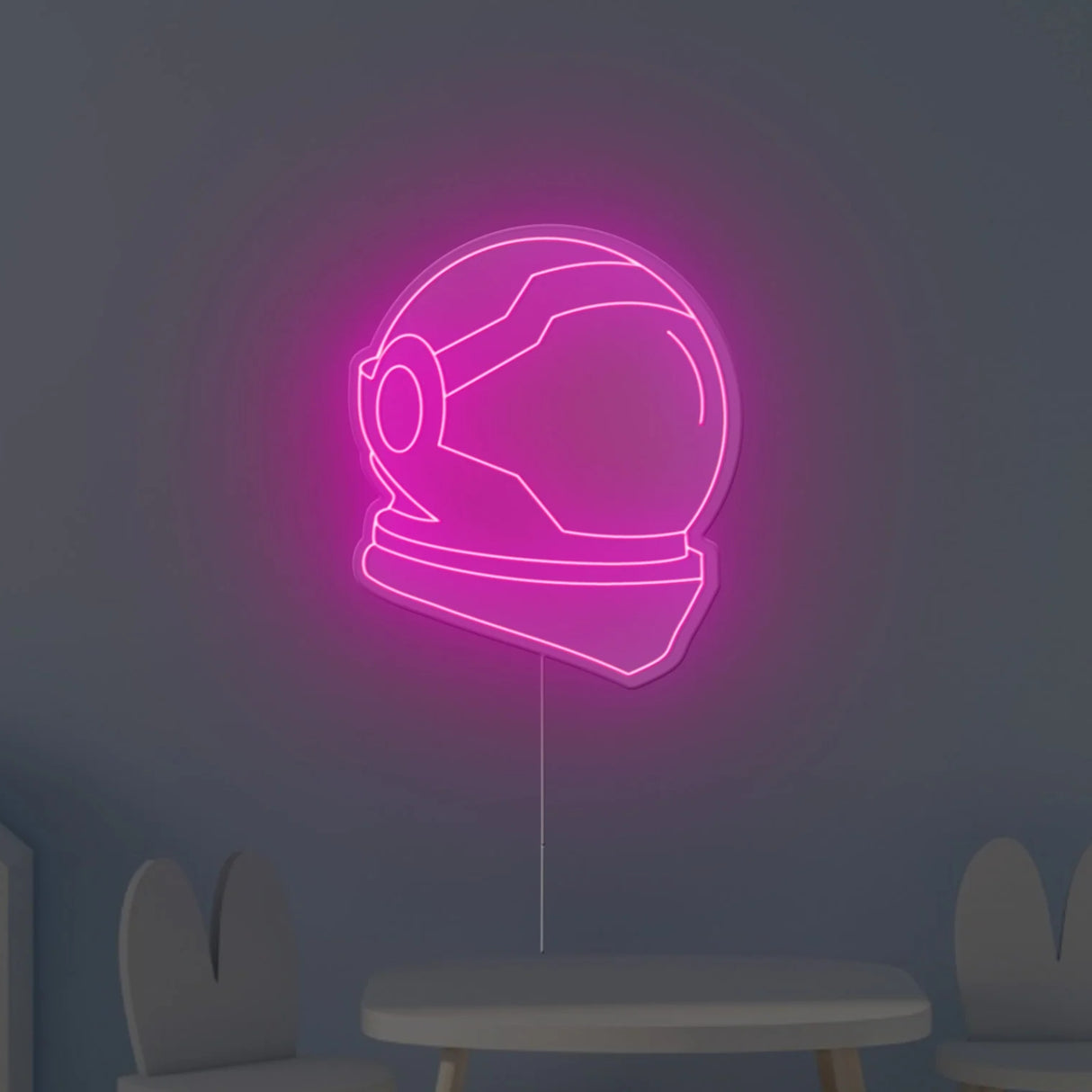 Space Helmet Neon Sign