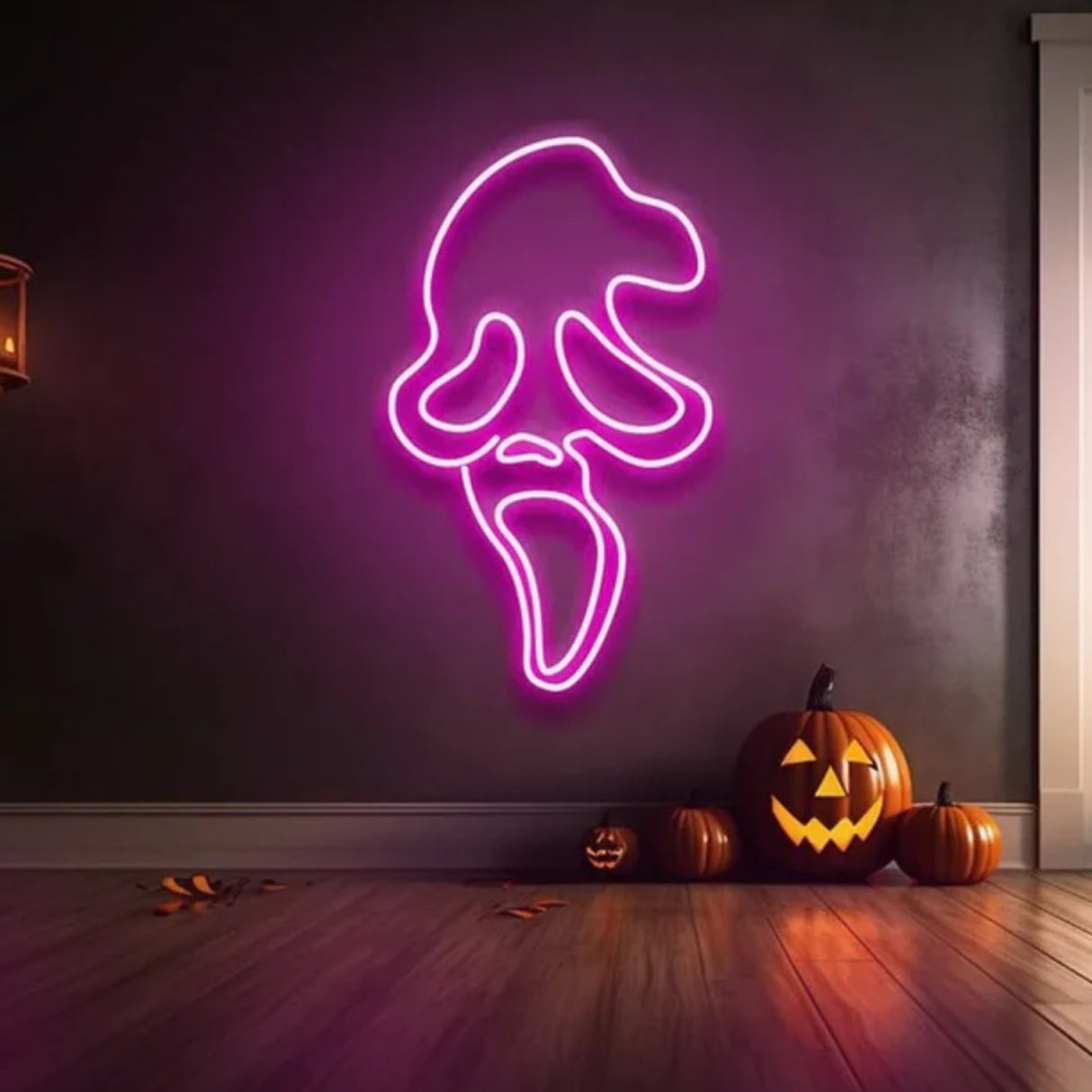 Skull Horror Neon Sign - Scary Neon Lights