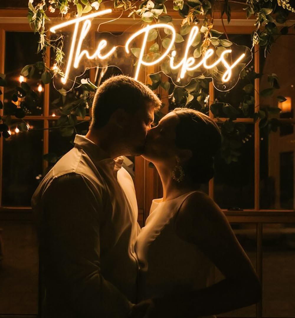 Neon Sign Custom, LED Neon Sign Customizable for Wedding Bar Salon Beauty Business Light Up Name Sign, Personalized Neon Light Suitable for Events Birthday Gifts Decors