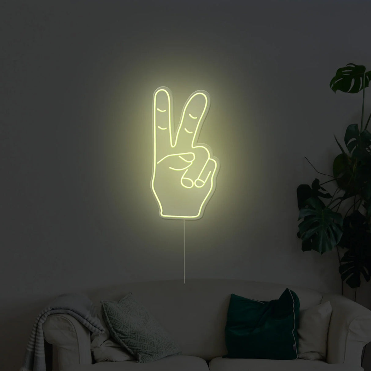 Peace Neon Sign