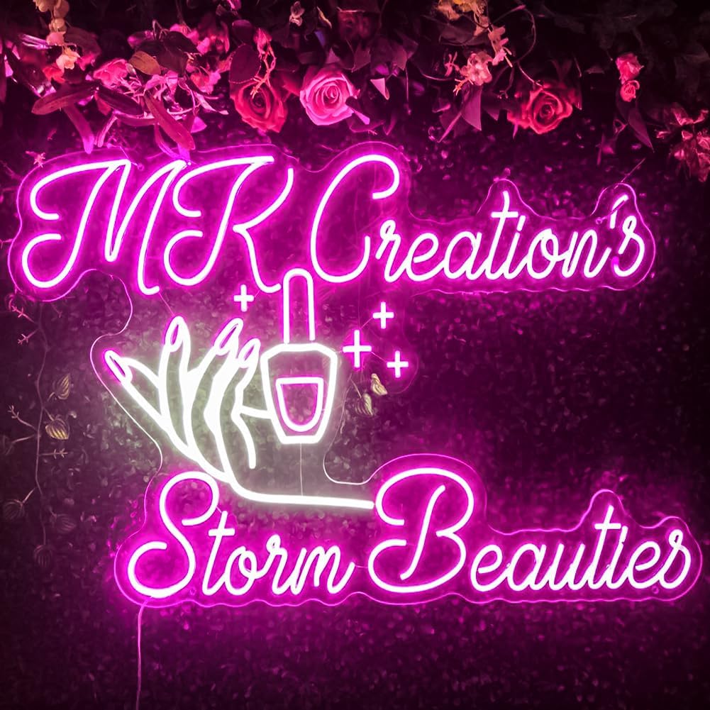 Custom Neon Signs for business logo, Handmade Personalised Neon Sign Customizable for Wall Decor/Bedroom/Birthday Gift/Weddings Events