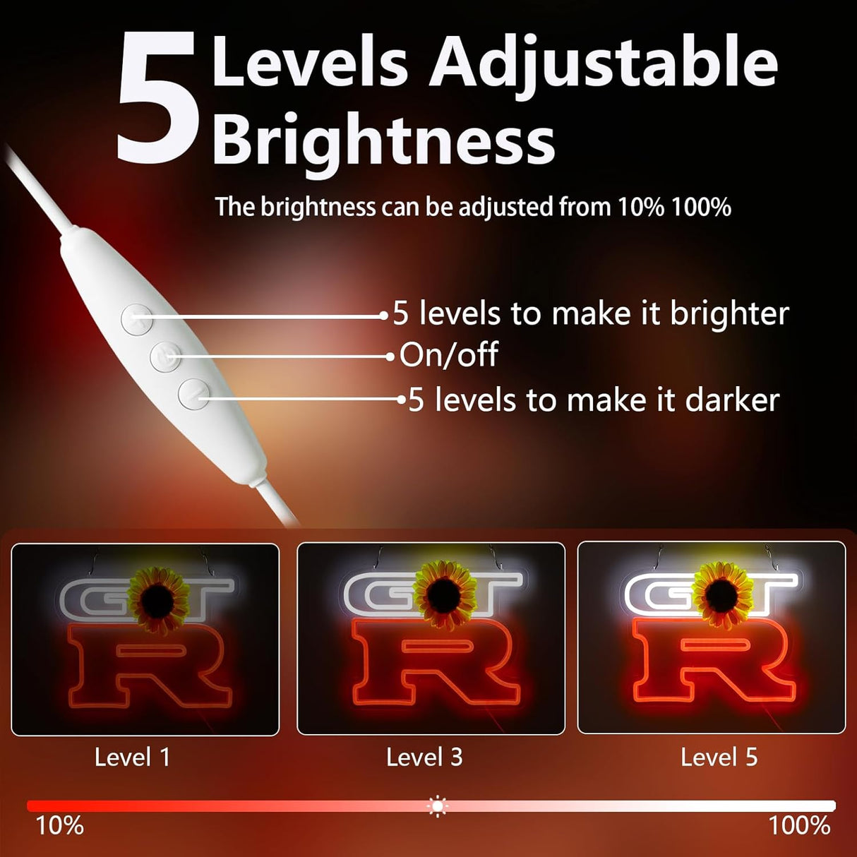 Car Neon Sign for Wall LED Bedroom