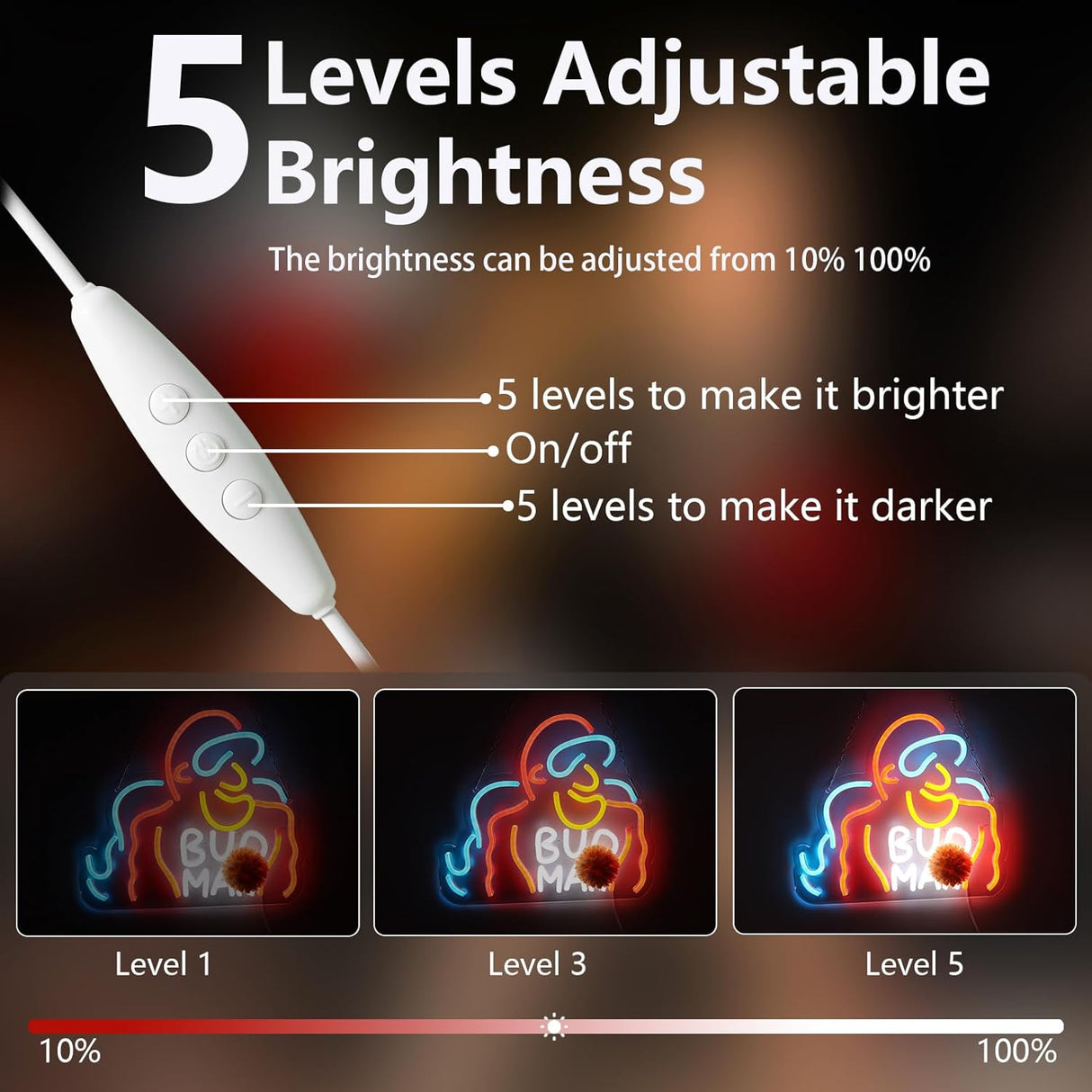 Neon Signs for Wall Decor Beer Neon Lights for Bedroom