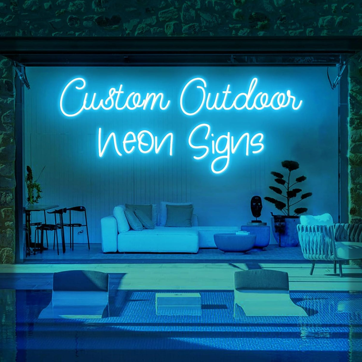 Waterproof Customizable - Neon Signs For Wall Decor, Personalised Led Neon Lights For Yard