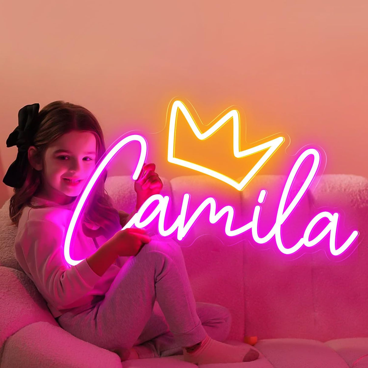 Large Custom Led Neon Name Sign for Room Decor, Personalized Large Led Name Light Sign - Neon Sign Customizable