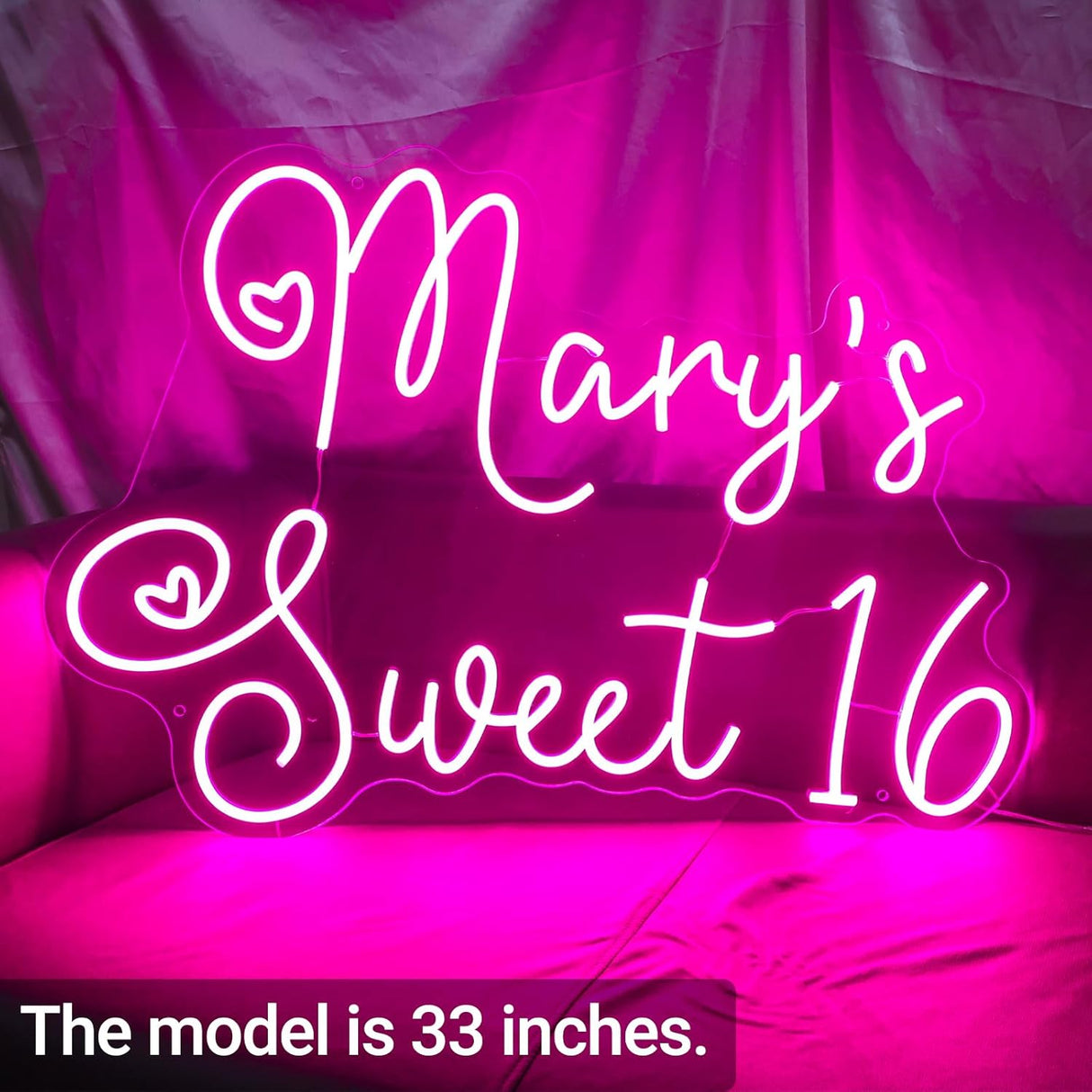 Dimmable Neon Name Sign Personalized for Bedroom, Name Light up Sign for Dorm Wedding Backdrop Birthday Party