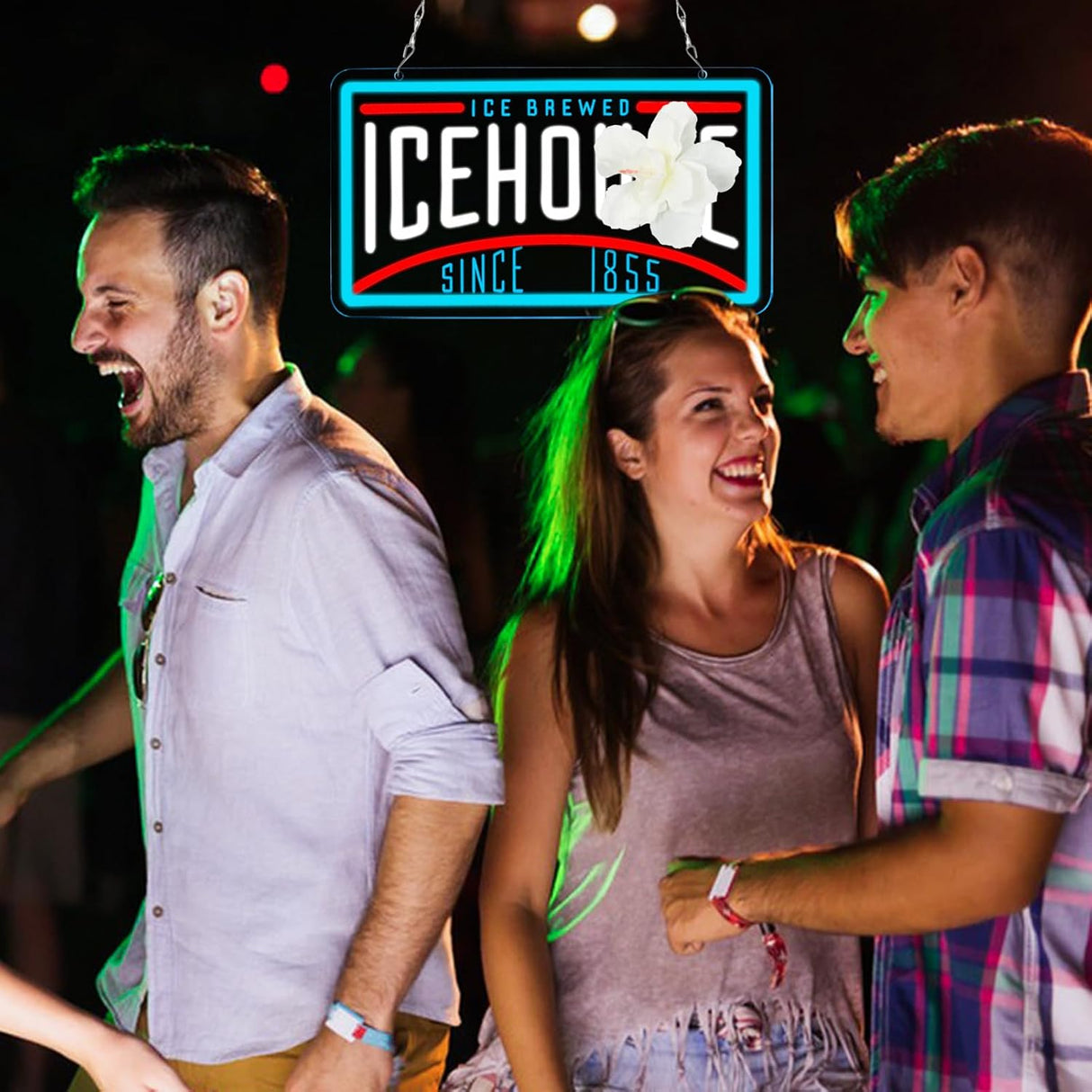 Lager Beer Neon Signs for Wall Decor Ice.house Neon Lights for Bedroom Led Signs